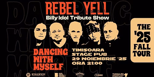 ⚡ REBEL YELL – The Only Romanian BILLY IDOL Tribute Show ⚡ @ Stage Pub Timisoara