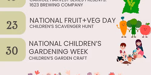 FRUIT + VEG DAY! Kids Scavenger Hunt : DOWNTOWN WESTMINSTER FARMERS MARKET