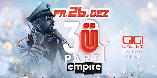 \u00dc30 Party \u2013 Gigi L\u2019Altro Christmas Edition