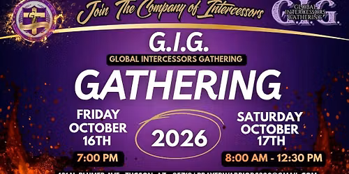 G.I.G - Global Intercessors Gathering 2026
