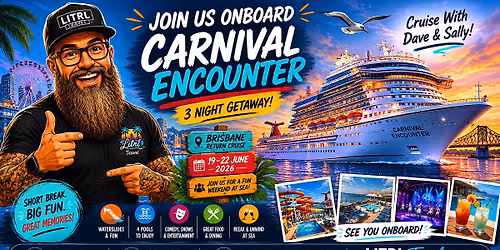 \ud83c\udf89 Cruise With Us | Carnival Encounter Getaway \ud83d\udcc5 19\u201322 June 2026