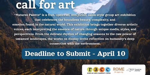 SUBMISSION DEADLINE | Nature\u2019s Palette: A Group Art Exhibition