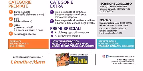 "Sempre Piaciuti - barbuti e baffuti in passerella"