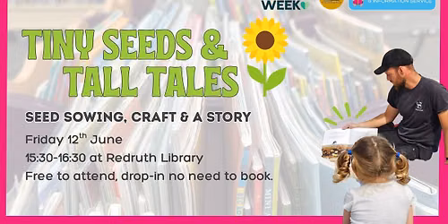 Tiny Seeds & Tall Tales - seed sowing, craft and storytime