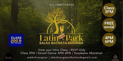 Latin in the Park | Free Event | 4 PM-6 PM