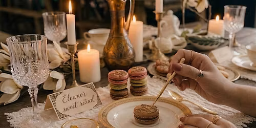 Sweet Ritual: Network Over Macarons & Vintage Interior Decor Gallery