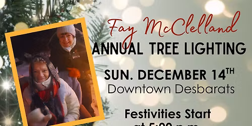 Fay McClelland Annual Tree Lighting
