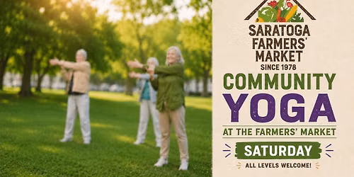 Community Yoga: Saturdays at High Rock Park