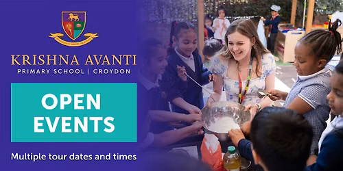 Krishna Avanti Primary School - Croydon - Open Days