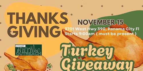 Thanksgiving Turkey Giveaway