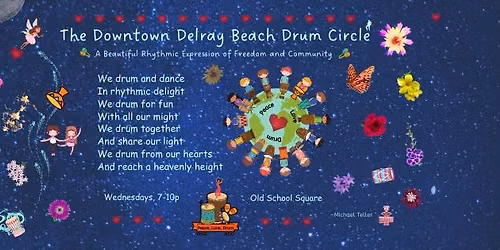 Downtown Delray Beach Drum Circle
