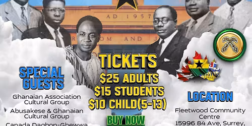 Ghana Independence Day 2026, Surrey, BC