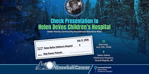 New Endowment Check Presentation - Helen DeVos Children's Hospital