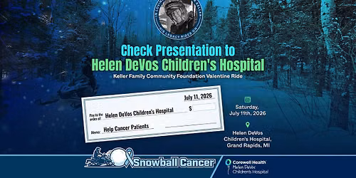New Endowment Check Presentation - Helen DeVos Children's Hospital