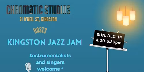 DECEMBER Kingston Jazz Jam