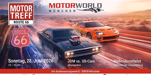 Motortreff Route 66 \u2013 JDM vs. US-Cars