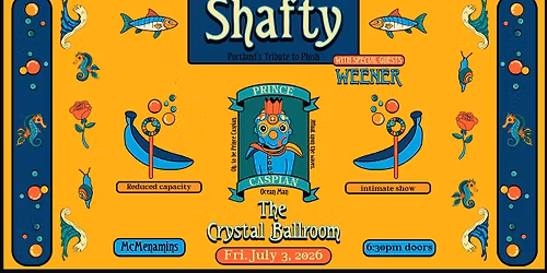 Shafty \u2013 Portland\u2019s Tribute to Phish @ the Crystal Ballroom, w\/ Weener (Ween tribute)