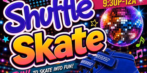Adult Shuffle Skate w\/ DJ Space