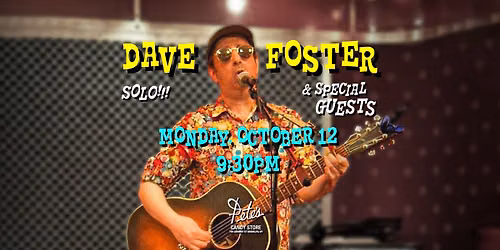 Dave Foster solo in Brooklyn!