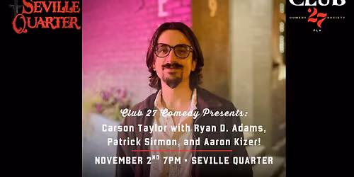 Comedy Night with Carson Taylor!