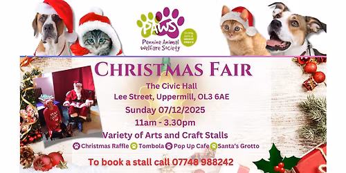 PAWS Christmas Fair, Uppermill