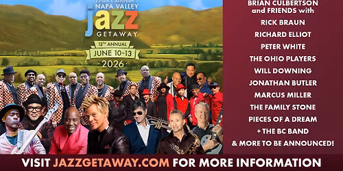 13th Annual Napa Valley Jazz Getaway