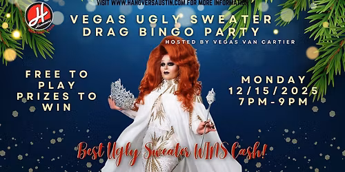 Vegas Ugly Sweater Bingo Party @ Hanovers Pflugerville