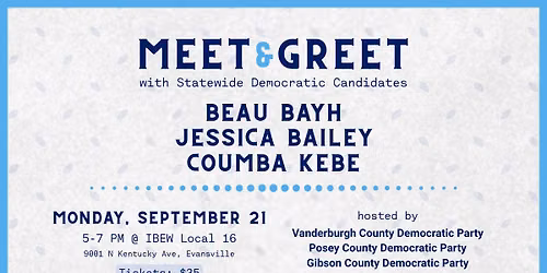 Meet & Greet with Statewide Democratic Candidates
