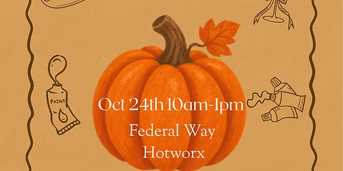 Sip & Paint Pumpkins at federal way hotworx