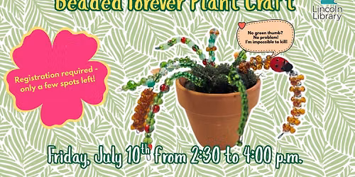 Beaded Forever Plant Craft 