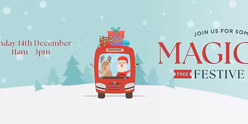 Jump aboard the Arriva Christmas Bus to meet Santa!