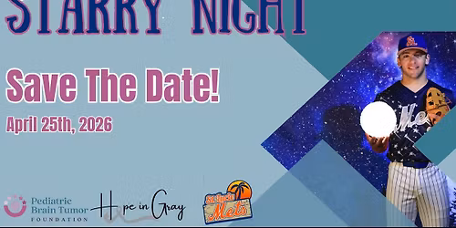 Bats Up for Brain Cancer - Starry Night 