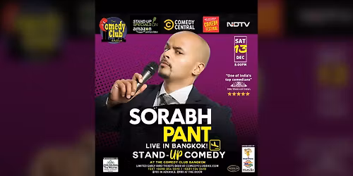 Stand-Up Comedy - SORABH PANT (Amazon Prime) - Live in Bangkok!