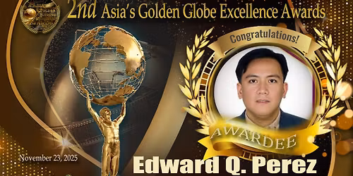 2nd Asia's Golden Globe Excellence Award