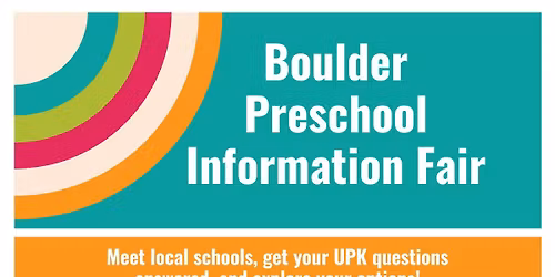 Boulder Preschool Information Fair