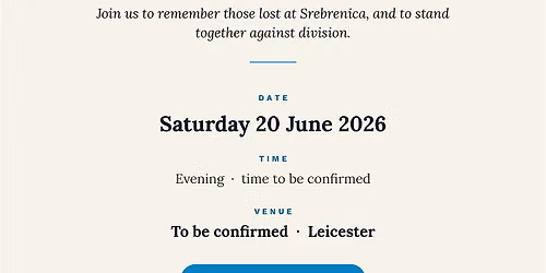 We Are Here: Bosnian Genocide Commemoration, Remembering Srebrenica