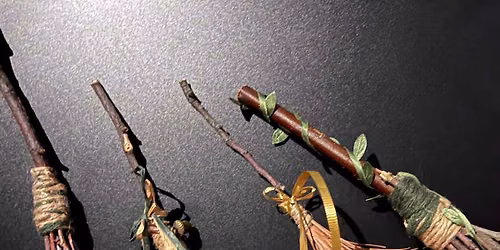 Friday Afternoon Drop-in Art: Tiny Stick Brooms