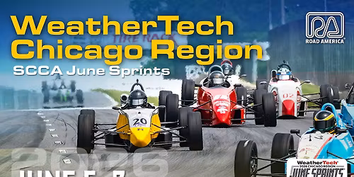 WeatherTech\u00ae Chicago Region June Sprints\u00ae