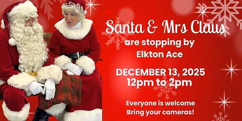 Pictures with Santa & Mrs Claus