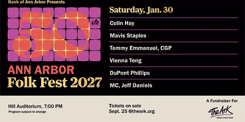 50th Ann Arbor Folk Festival (night 2)