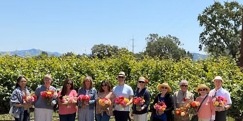 Roses and Wine in the Garden