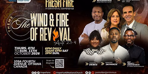 Fresh Fire International Conference 2026