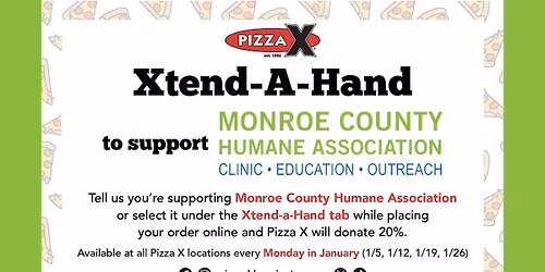 Dine & Donate at Pizza X to benefit MCHA