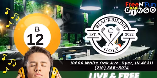 MUSIC BINGO at Blackbirdie