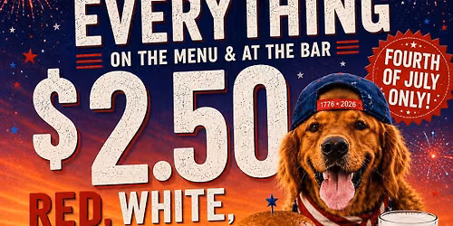 \ud83c\uddfa\ud83c\uddf8 Red, White & Brew Celebration | America\u2019s 250th Birthday | EVERYTHING $2.50!