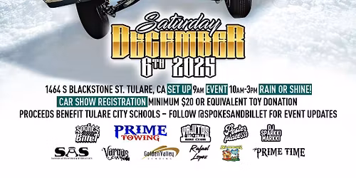 Tulare Toy Drive & Car Show