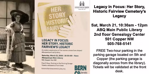 Legacy in Focus: Her Story, Historic Fairview Cemetery's Legacy