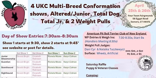 Apple Valley UKC show