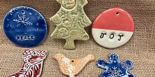 Textured Slab Built Ornaments