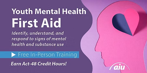 Youth Mental Health First Aid - 10\/20 & 10\/27\/2026